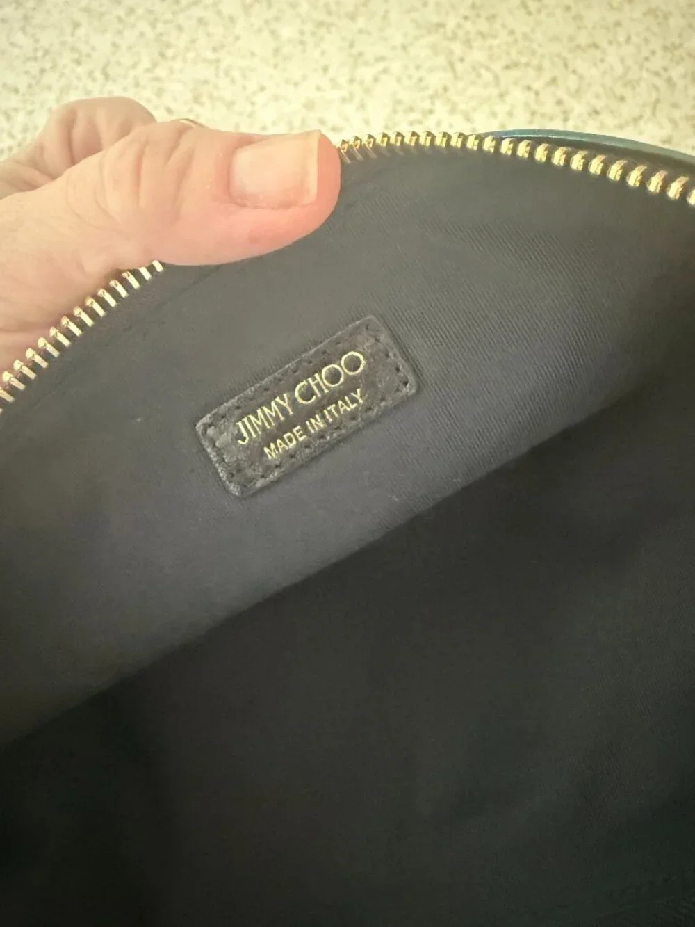 Jimmy Choo Delilah Black Macrame Fringe Tote Bag - Picture 3 of 5